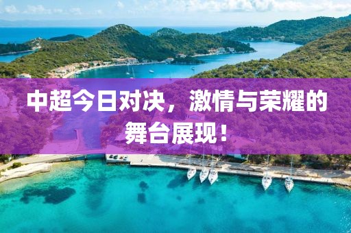 中超今日對決，激情與榮耀的舞臺展現！