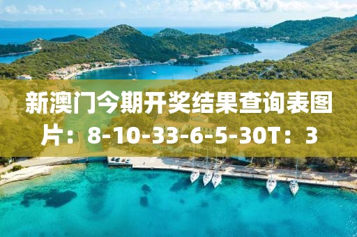 新澳門今期開獎結果查詢表圖片：8-10-33-6-5-30T：3
