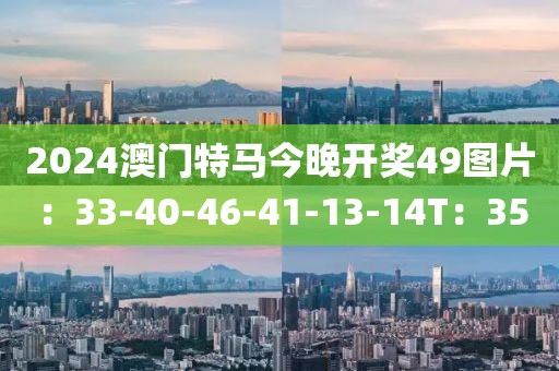 2024澳門特馬今晚開獎49圖片：33-40-46-41-13-14T：35
