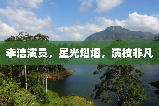 李潔演員，星光熠熠，演技非凡