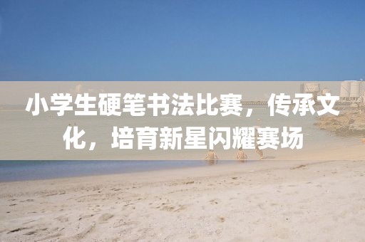 小學生硬筆書法比賽，傳承文化，培育新星閃耀賽場