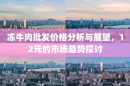 凍牛肉批發價格分析與展望，12元的市場趨勢探討