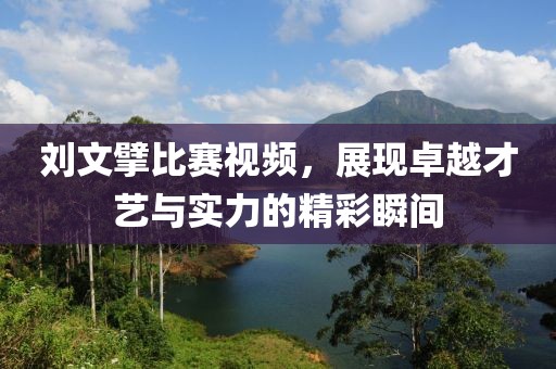 劉文擘比賽視頻，展現卓越才藝與實力的精彩瞬間