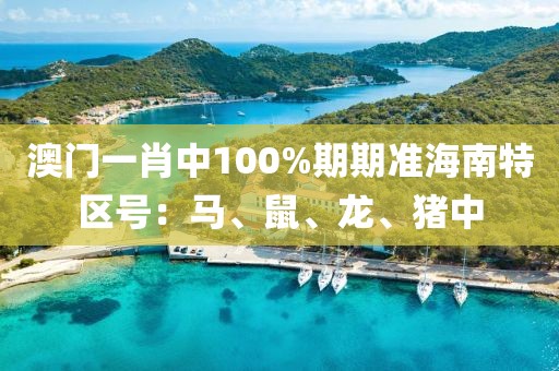澳門一肖中100%期期準海南特區號：馬、鼠、龍、豬中