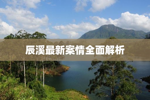 辰溪最新案情全面解析