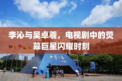 李沁與吳卓羲，電視劇中的熒幕巨星閃耀時刻