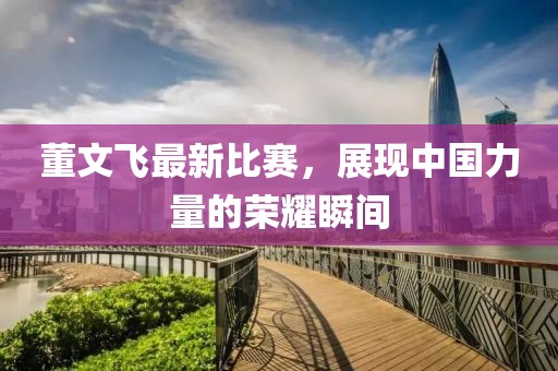 董文飛最新比賽，展現中國力量的榮耀瞬間