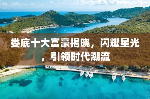 婁底十大富豪揭曉，閃耀星光，引領時代潮流
