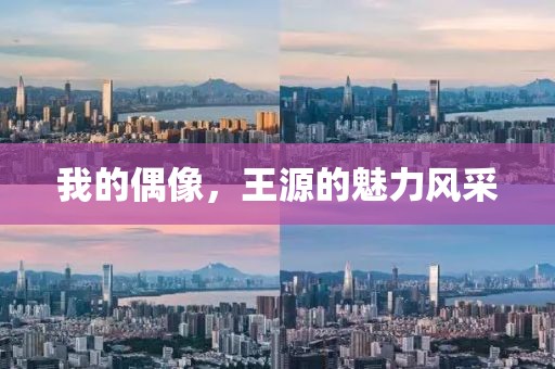 我的偶像，王源的魅力風采