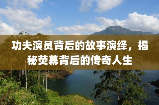 功夫演員背后的故事演繹，揭秘熒幕背后的傳奇人生