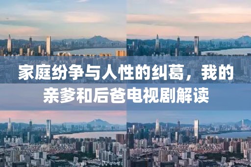 家庭紛爭與人性的糾葛，我的親爹和后爸電視劇解讀