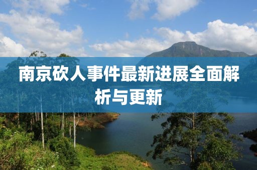 南京砍人事件最新進展全面解析與更新