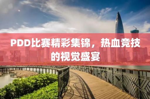 PDD比賽精彩集錦，熱血競技的視覺盛宴