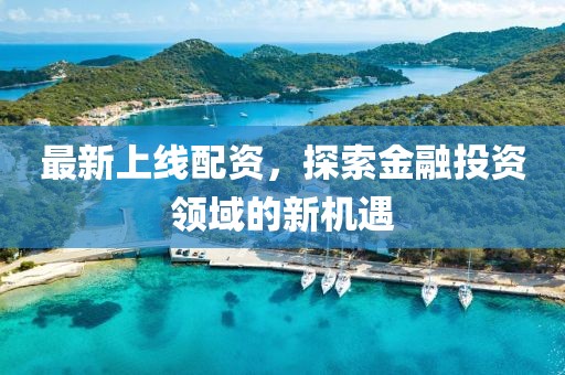 最新上線配資，探索金融投資領域的新機遇