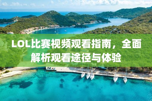 LOL比賽視頻觀看指南，全面解析觀看途徑與體驗