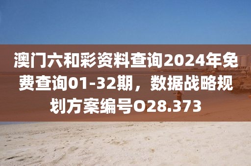 澳門六和彩資料查詢2024年免費查詢01-32期，數據戰略規劃方案編號O28.373