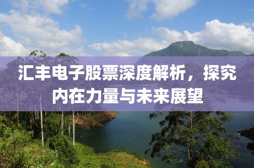 匯豐電子股票深度解析，探究內在力量與未來展望