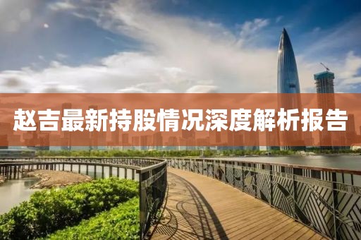 趙吉最新持股情況深度解析報告