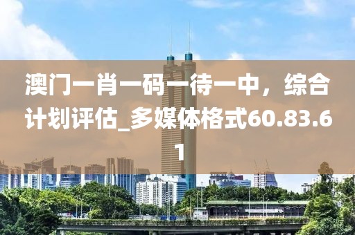 澳門一肖一碼一待一中，綜合計劃評估_多媒體格式60.83.61