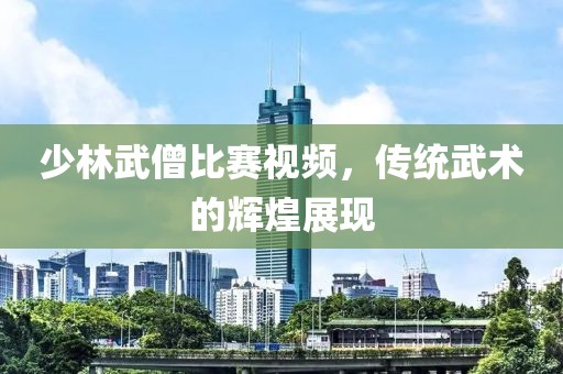 少林武僧比賽視頻，傳統武術的輝煌展現