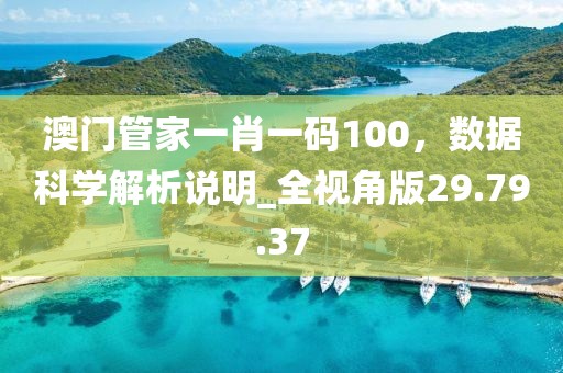 澳門管家一肖一碼100，數據科學解析說明_全視角版29.79.37