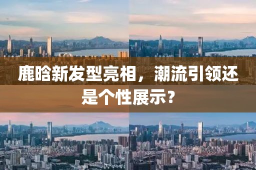 鹿晗新發型亮相，潮流引領還是個性展示？