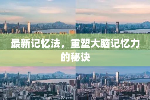 最新記憶法，重塑大腦記憶力的秘訣