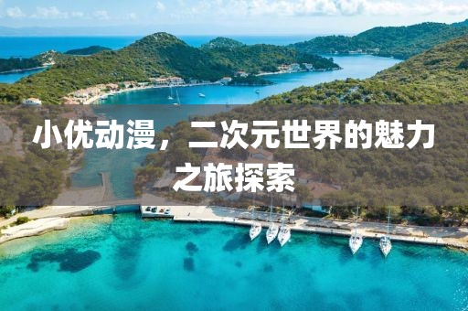 小優動漫，二次元世界的魅力之旅探索