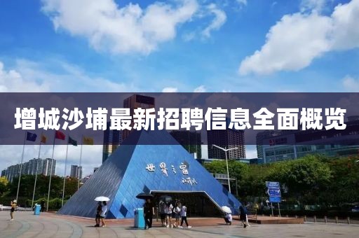 增城沙埔最新招聘信息全面概覽