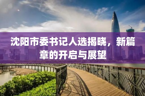 沈陽市委書記人選揭曉，新篇章的開啟與展望