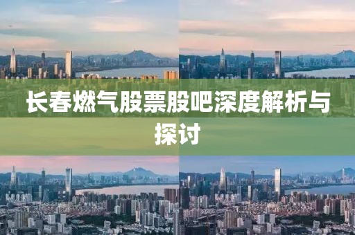 長春燃氣股票股吧深度解析與探討