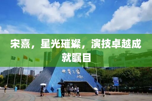 宋熹，星光璀璨，演技卓越成就矚目