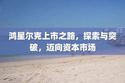鴻星爾克上市之路，探索與突破，邁向資本市場