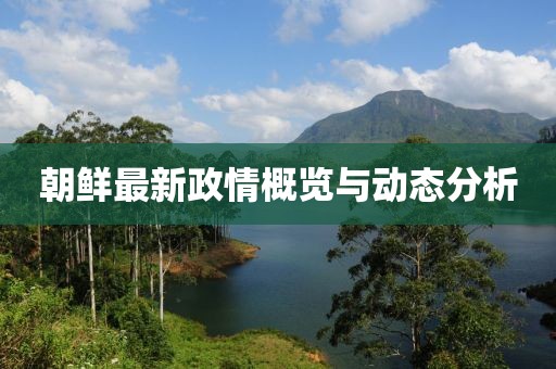 朝鮮最新政情概覽與動態分析