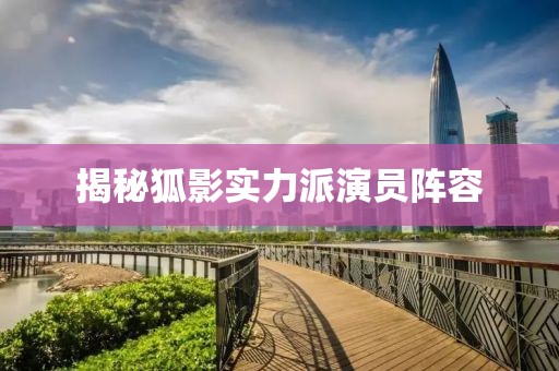 揭秘狐影實力派演員陣容