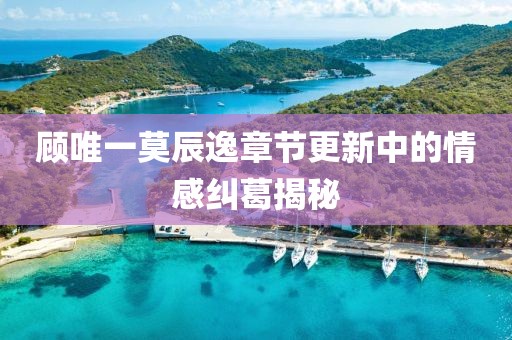 顧唯一莫辰逸章節更新中的情感糾葛揭秘