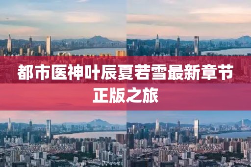 都市醫神葉辰夏若雪最新章節正版之旅
