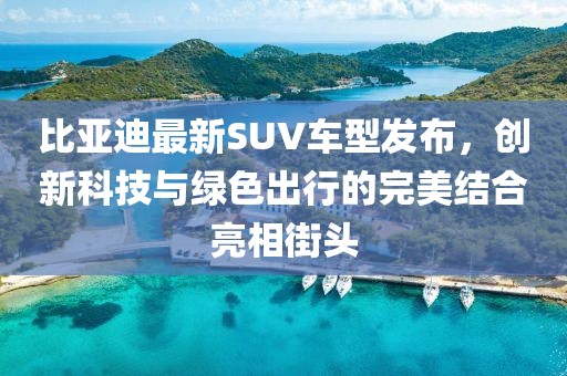 比亞迪最新SUV車型發布，創新科技與綠色出行的完美結合亮相街頭
