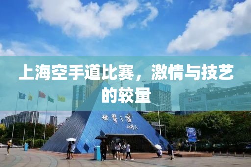 上海空手道比賽，激情與技藝的較量