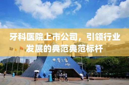 牙科醫院上市公司，引領行業發展的典范典范標桿