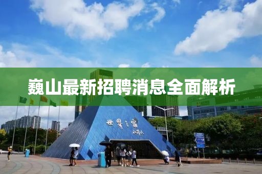 巍山最新招聘消息全面解析