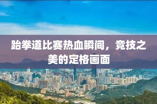 跆拳道比賽熱血瞬間，競技之美的定格畫面