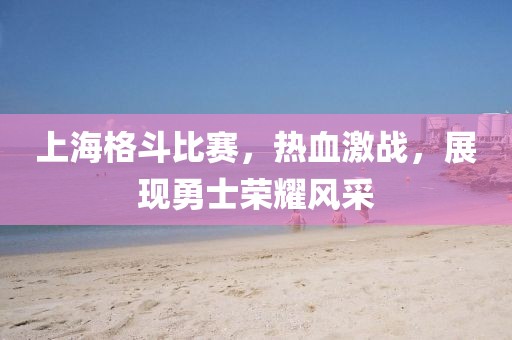上海格斗比賽，熱血激戰，展現勇士榮耀風采