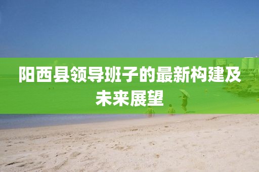 陽西縣領導班子的最新構建及未來展望