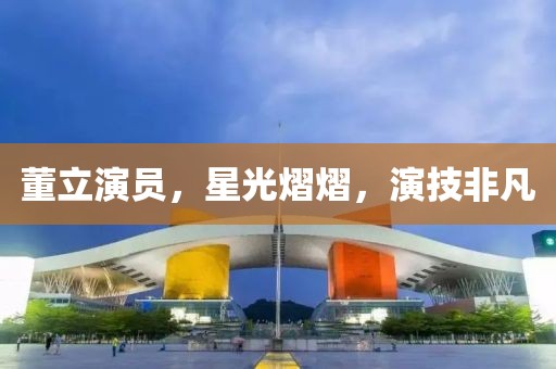 董立演員，星光熠熠，演技非凡