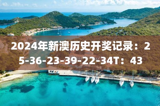 2024年新澳歷史開獎記錄：25-36-23-39-22-34T：43