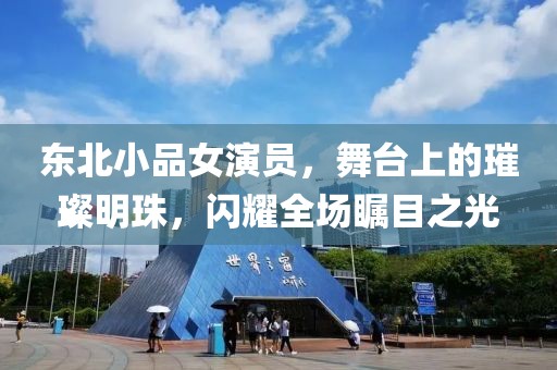 東北小品女演員，舞臺上的璀璨明珠，閃耀全場矚目之光