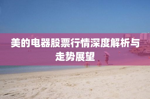 美的電器股票行情深度解析與走勢展望
