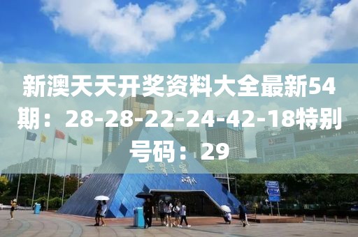 新澳天天開獎資料大全最新54期：28-28-22-24-42-18特別號碼：29