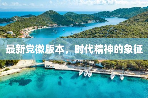 最新黨徽版本，時代精神的象征